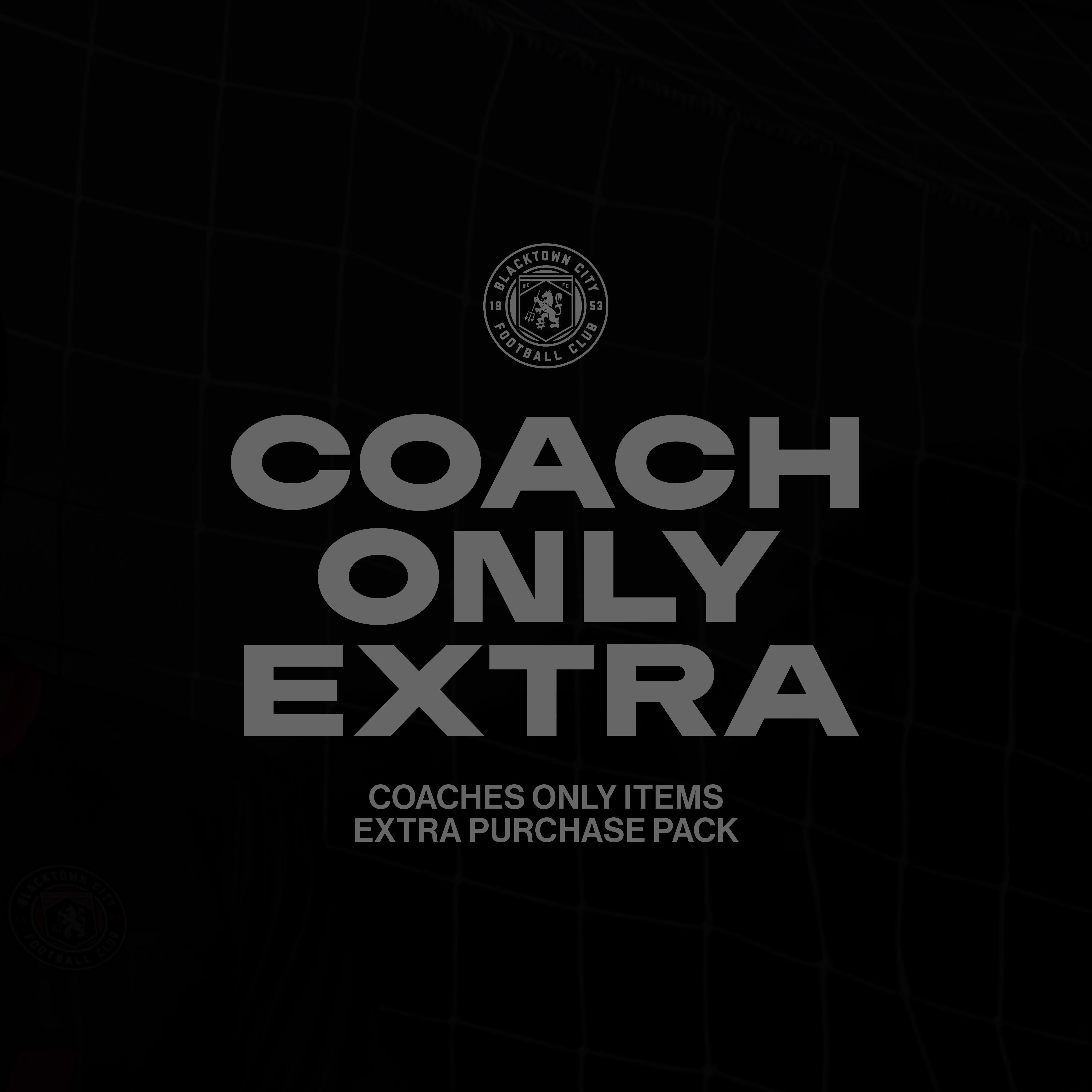 BCFC Coaches Only Items (Extra) – Nardo